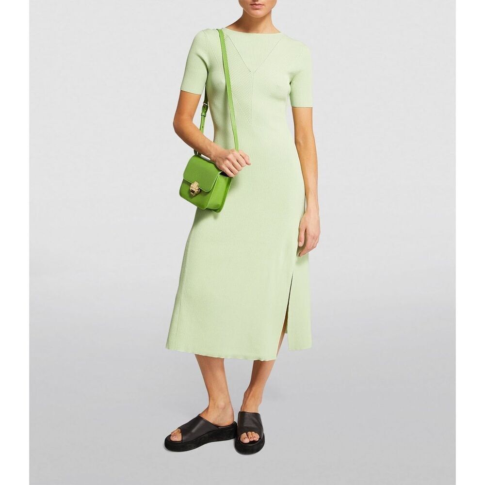 Maje Tie Back MIDI Short Sleeve Dress - NWT